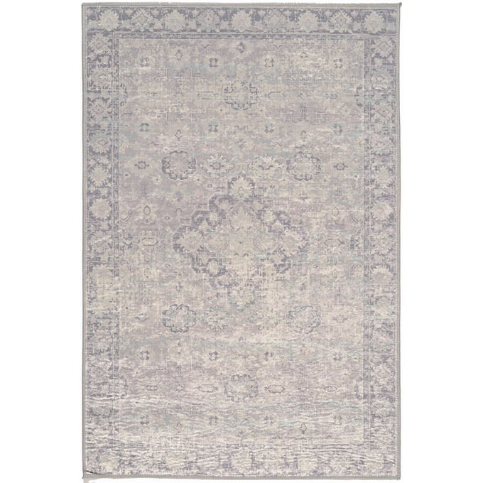 Linon Emerald Canton Ivory And Thistle Rug - 38x26 LN-RUGEM1323