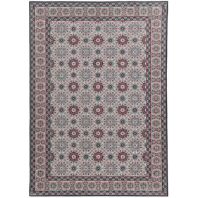 Linon Emerald Charlotte Ivory And Raspberry Rug - 38x26