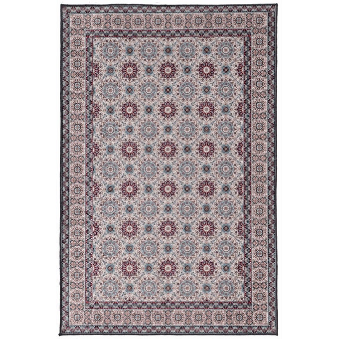 Linon Emerald Charlotte Ivory And Raspberry Rug - 60x39 LN-RUGEM1435