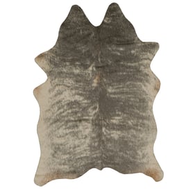 Linon Faux Cow Hide Mini Grey Mix Rug - 60x46