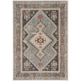 Linon Great Zero Marle Dark Navy And Ivory Rug - 36x24