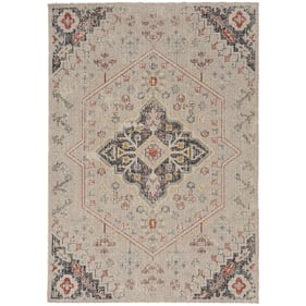 Linon Great Zero Rollins Ivory And Navy Rug - 36x24