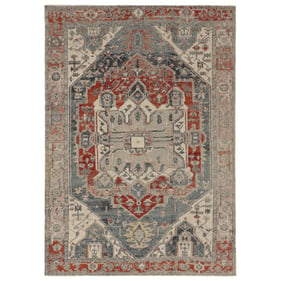 Linon Great Zero Anlow Ivory And Blue Rug - 60x36