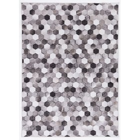 Linon Laredo Montez Grey And Ivory Rug - 60x36