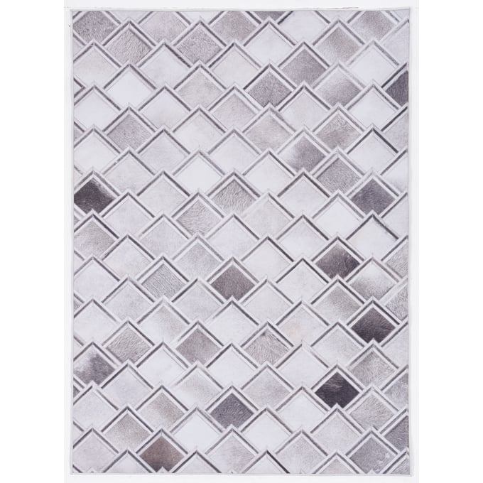 Linon Laredo Fortin Grey And Ivory Rug - 84x60 LN-RUGLO1157