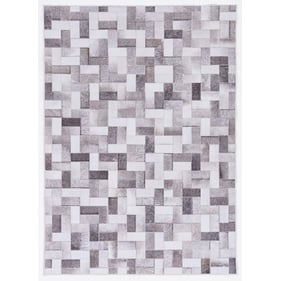 Linon Laredo Burke Grey And Ivory Rug - 60x36