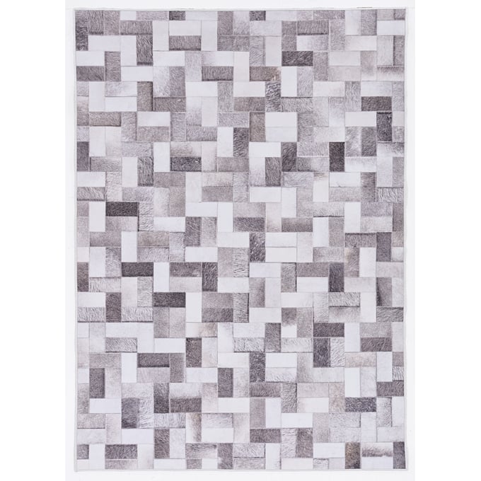 Linon Laredo Burke Grey And Ivory Rug - 84x60 LN-RUGLO1257