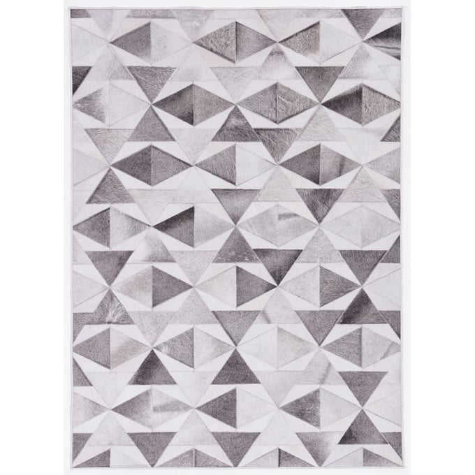 Linon Laredo Trenton Grey And Ivory Rug - 60x36 LN-RUGLO1535