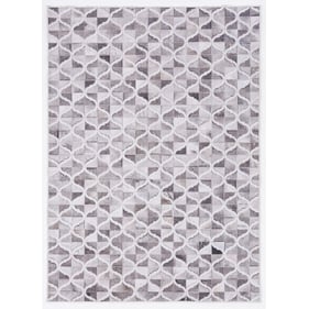 Linon Laredo Brim Grey And Ivory Rug - 60x36