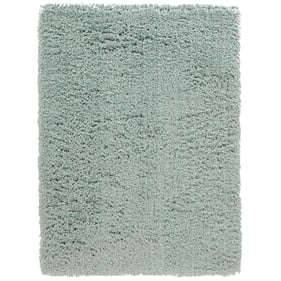 Linon Pastel Shaggy Aqua Rug - 84x60