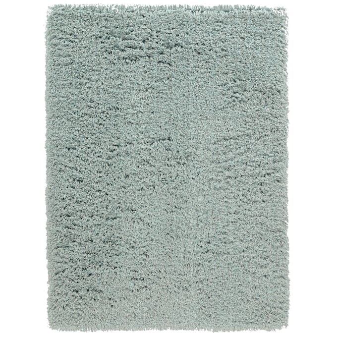 Linon Pastel Shaggy Aqua Rug - 84x60 LN-RUGPS0457