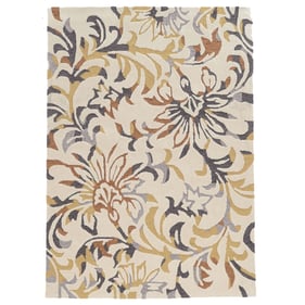 Linon Trio Branches Ivory And Multi Rug - 34x22