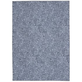 Linon Washable Fuller Grey And Ivory Rug - 36x24