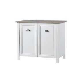 Saint Birch Ansel White Storage Cabinet