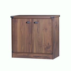 Saint Birch Dark Walnut 2 Door Storage Cabinet