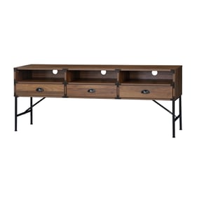 Saint Birch Walnut 60 Inch 3 Drawer TV Stand