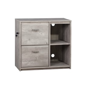 Saint Birch Elma Gray 2 Drawer File Cabinet