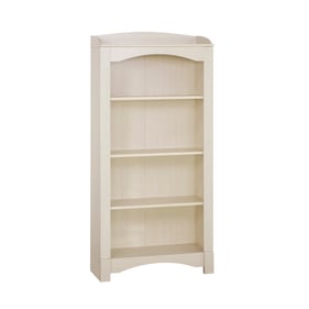 Saint Birch Hawksbury Antique White 4 Shelf Bookcase