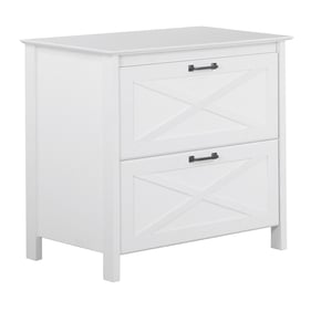 Saint Birch White 2 Drawer File Cabinet