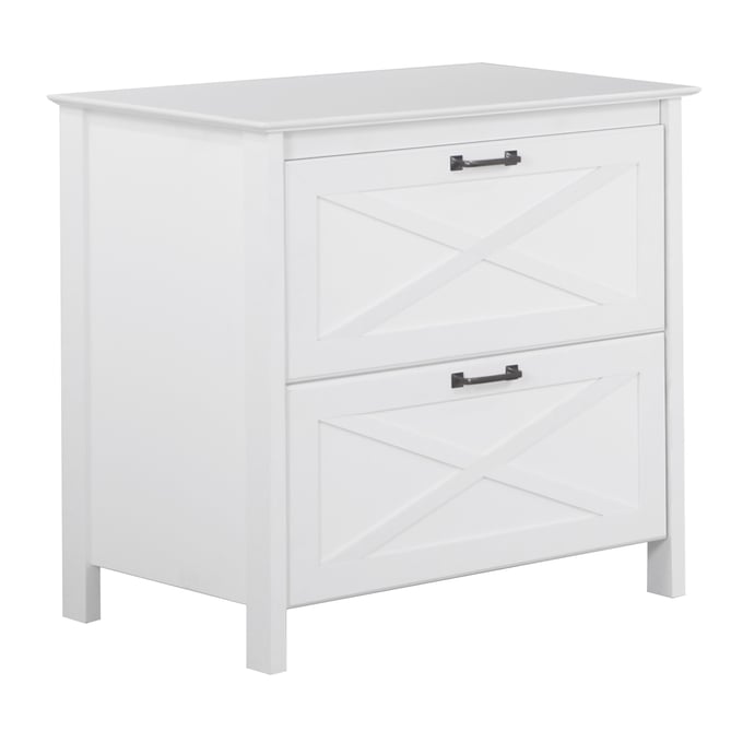 Saint Birch White 2 Drawer File Cabinet SANT-SBHN4092LFWH