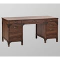 Walnut 63-inch Executive Desks