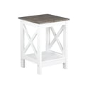 Saint Birch Lambert Modern Farmhouse White End Table