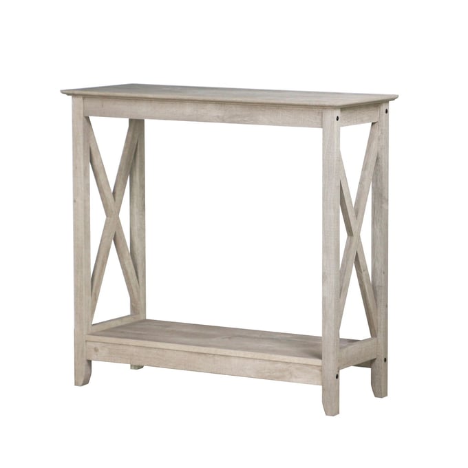 Saint Birch Lambert Gray Farmhouse Washed Grey Console Table SANT-SBLT8209CSWG