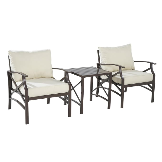 Saint Birch Luxi Beige 2 Lounge Chairs with End Table SANT-SBSWOCS001LCETBG