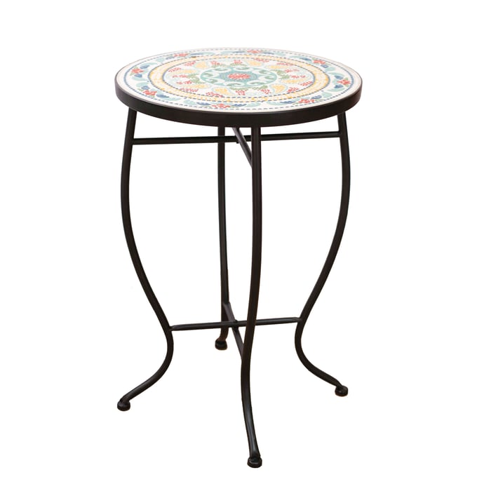 Saint Birch Black Accent Table with Mosaic top SANT-SBZGOMT021