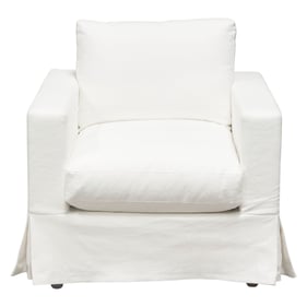 Diamond Sofa Savannah White Slip Cover Chair