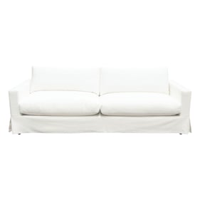 Diamond Sofa Savannah White Slip Cover Sofa