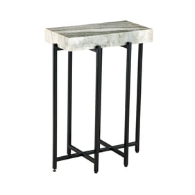 Martin Svensson View Point White Black 24 Inch Accent Table