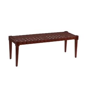 Martin Svensson Harness Cognac Brown Accent Bench