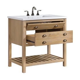 Martin Svensson Monterey Driftwood 37 Inch Bathroom Vanity