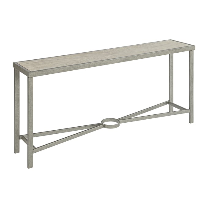 Martin Svensson Corfu White Oak Antiqued Rectangle Sofa Console Table SBG-8150144