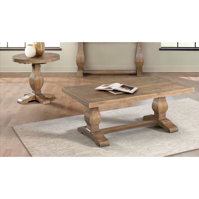 Martin Svensson Napa Natural Pine 3pc Coffee Table Set SBG-860124-OCT-S1