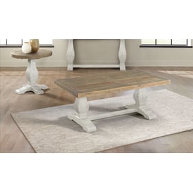 Martin Svensson Napa Natural White Pine 3pc Coffee Table Set