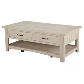 Martin Svensson Rustic Antique White Pine Coffee Table