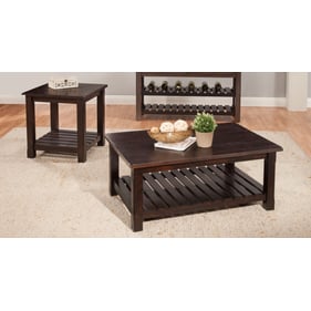 Martin Svensson Barn Door Espresso 3pc Coffee Table Set