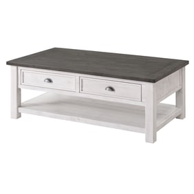 Martin Svensson Monterey White Grey Coastal Coffee Table