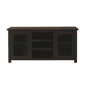 Martin Svensson Ventura Espresso Pine MDF Metal TV Stand