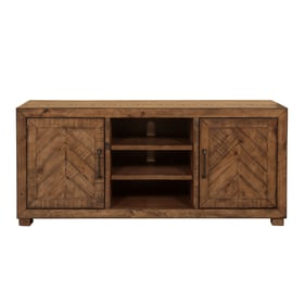 Martin Svensson Huntington Natural Pine MDF Metal TV Stand