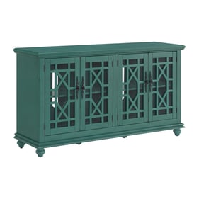 Martin Svensson Elegant Antique Teal Green TV Stand