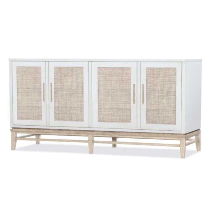 Sea Winds Venice White 4 Door Credenza SEWN-B21015-WHITE