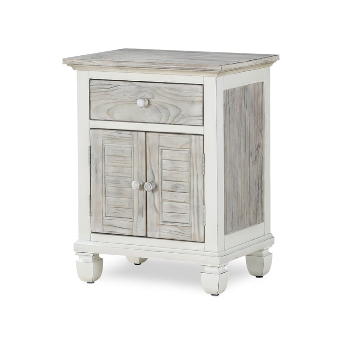 Sea Winds Islamorada Gray White Night Stand SEWN-B23332-DAPGREY