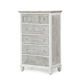 Sea Winds Islamorada Gray White Drawer Chest