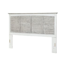 Sea Winds Islamorada Gray White King Headboard