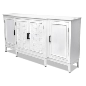 Sea Winds Siesta Key White 4 Door Credenza