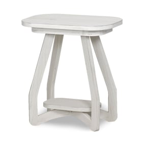 Sea Winds Surfside White Chairside Table