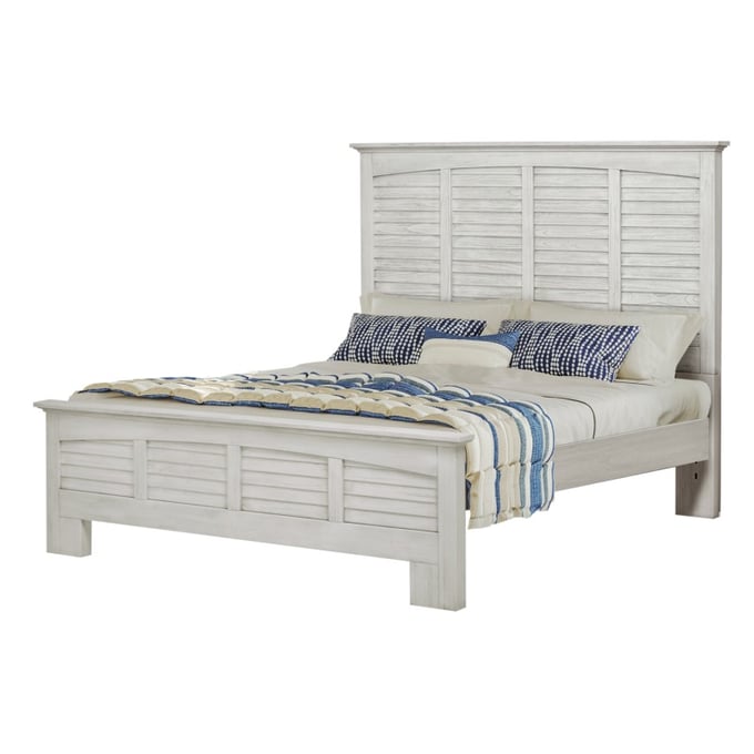 Sea Winds Surfside White King Bed SEWN-B277KBED-WW